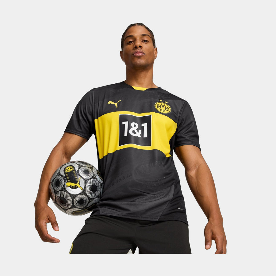 Detalle de la tela del jersey Borussia Dortmund Visita - 24/25